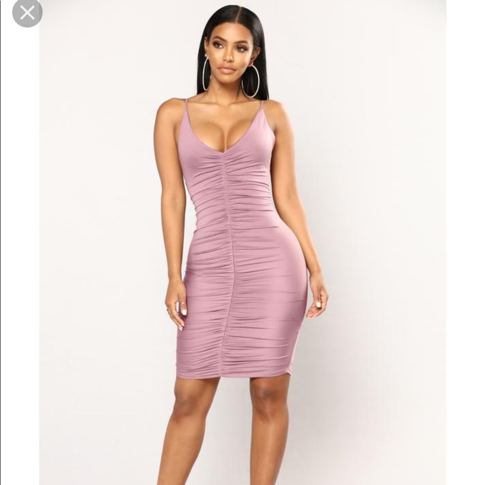 Shenzhen Ruched Dress - Lavender